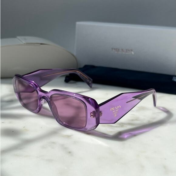 NEW Prada PR17WS Symbole Sunglasses in Amethyst Purple - Picture 1 of 9